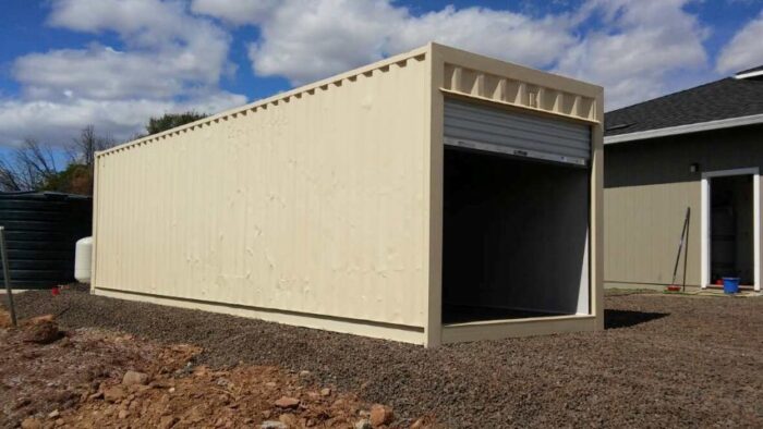 30ft Storage Container with Roll-Up Door